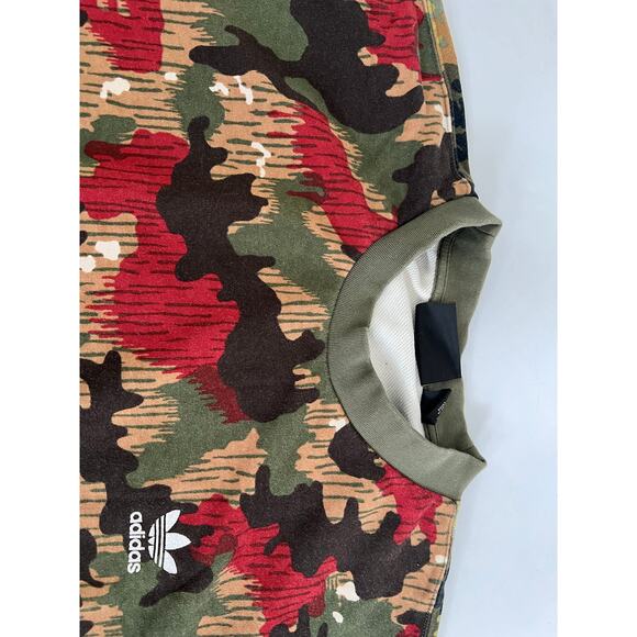 Adidas Sweatshirt Mens XL  Pharrell Williams Camo Print Crewneck - Picture 10 of 16